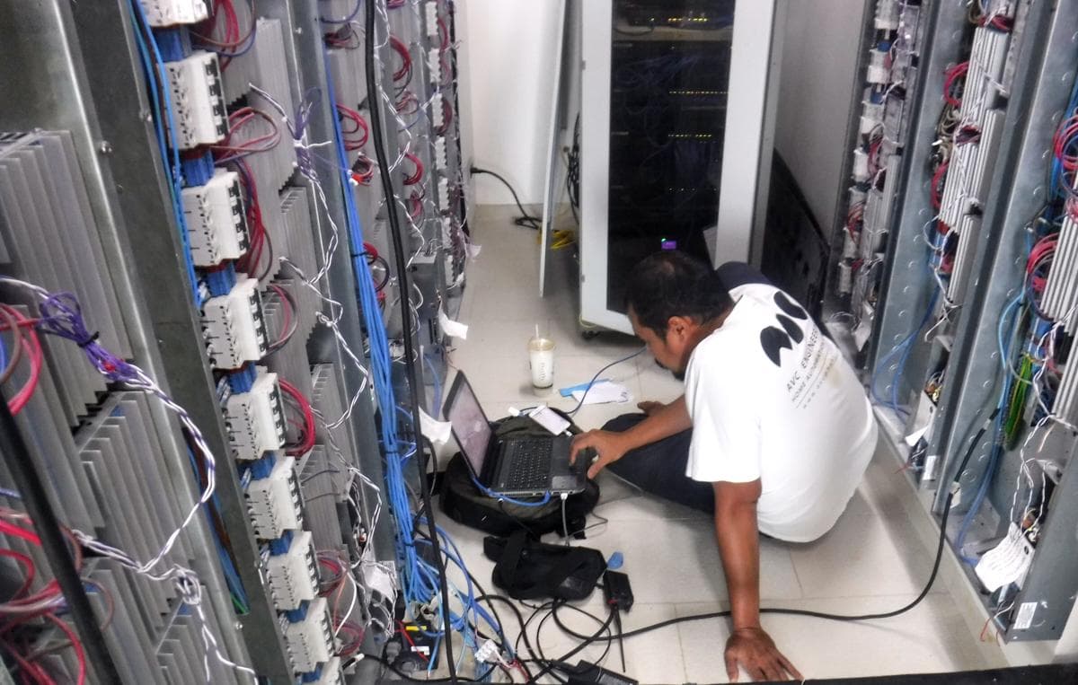 Home Automation Sysytem Being Set Up
